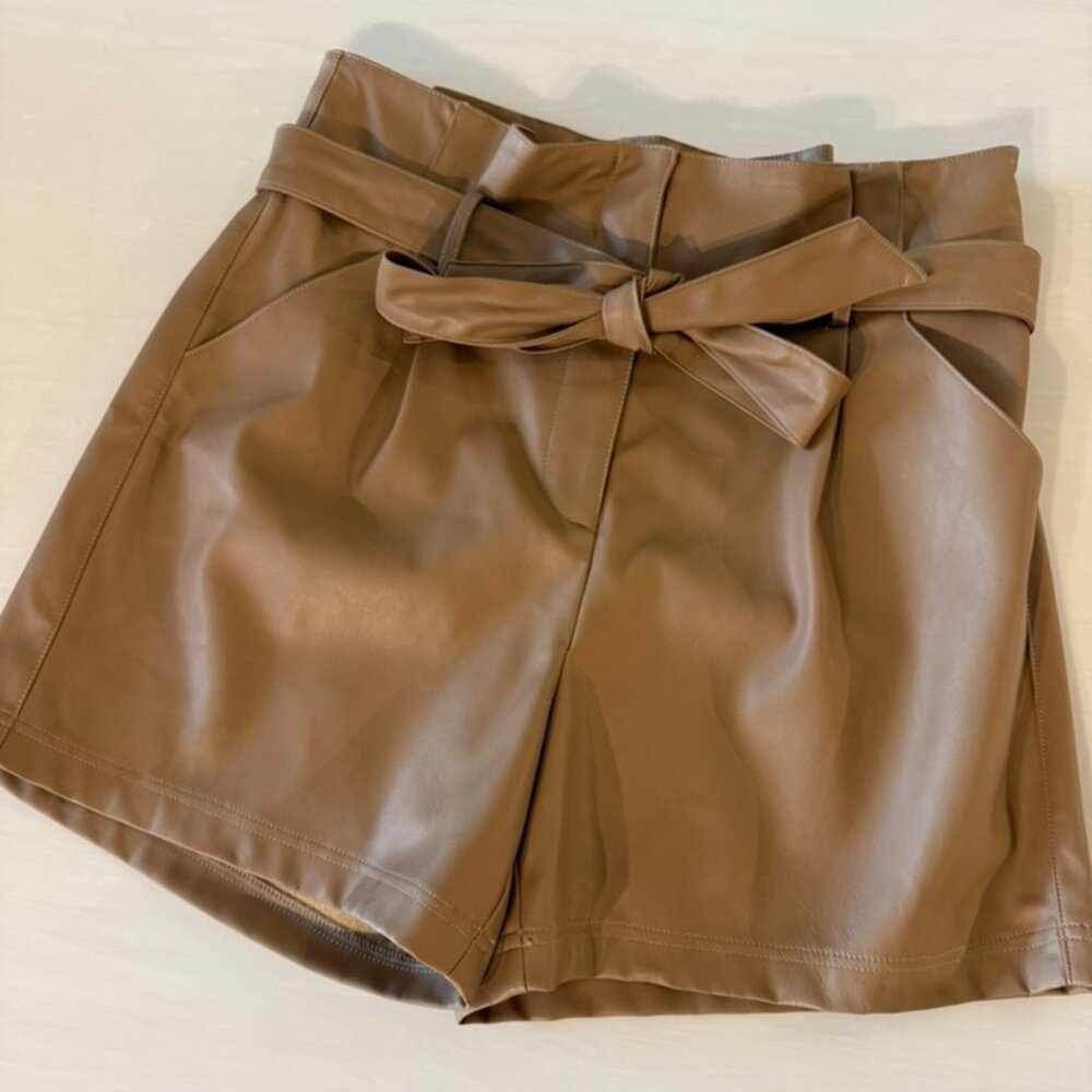 Lucy Paris Etta Leather Short NWT